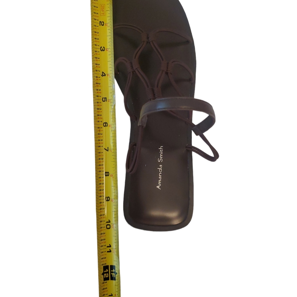 New Amanda Smith Gyro Brown Elastic Slip On Shoes SZ 8.5 M - Picture 12 of 12